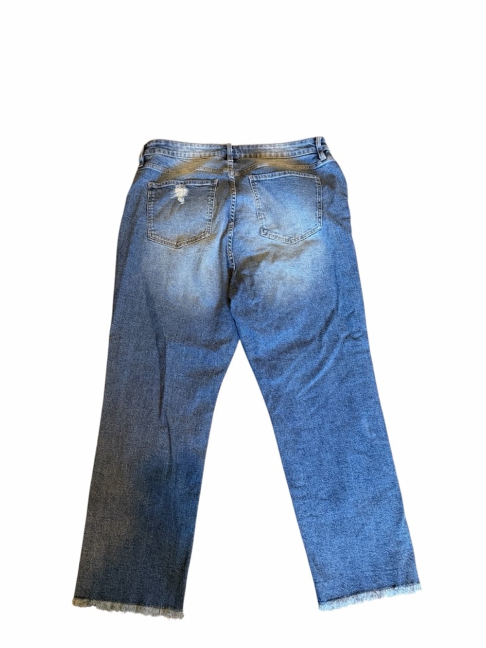 Celebrity Pink Medium Blue Wide-Leg Distressed Jeans- Size 18, Women’s - Picture 3 of 3